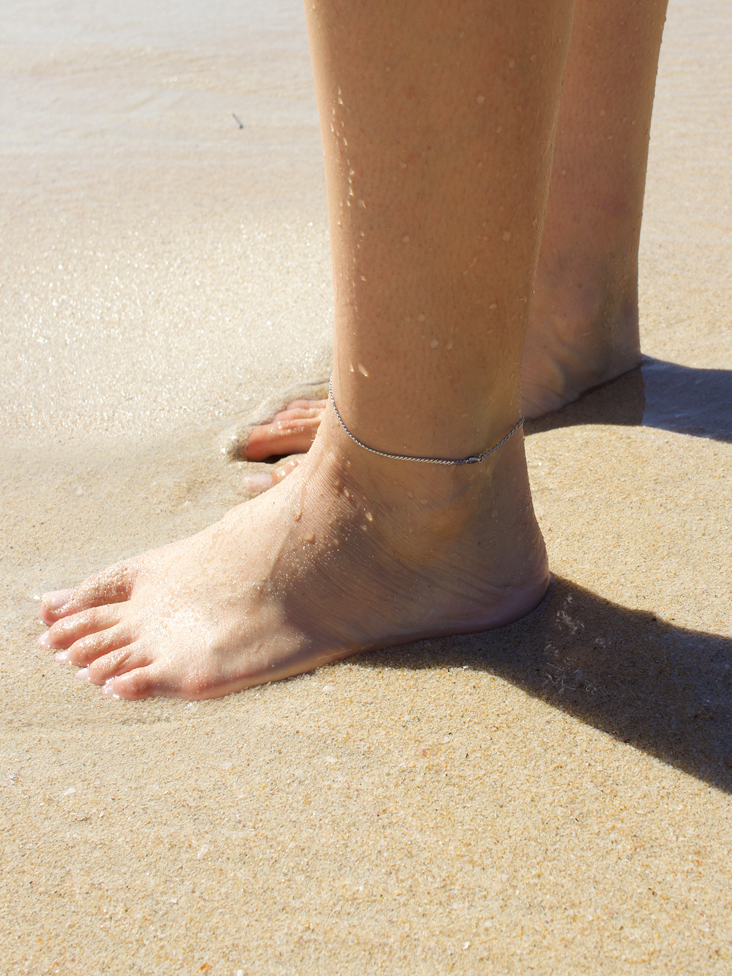 Ivanka - Anklet or Bracelet - Silver Plated Waterproof Anklet/Bracelet