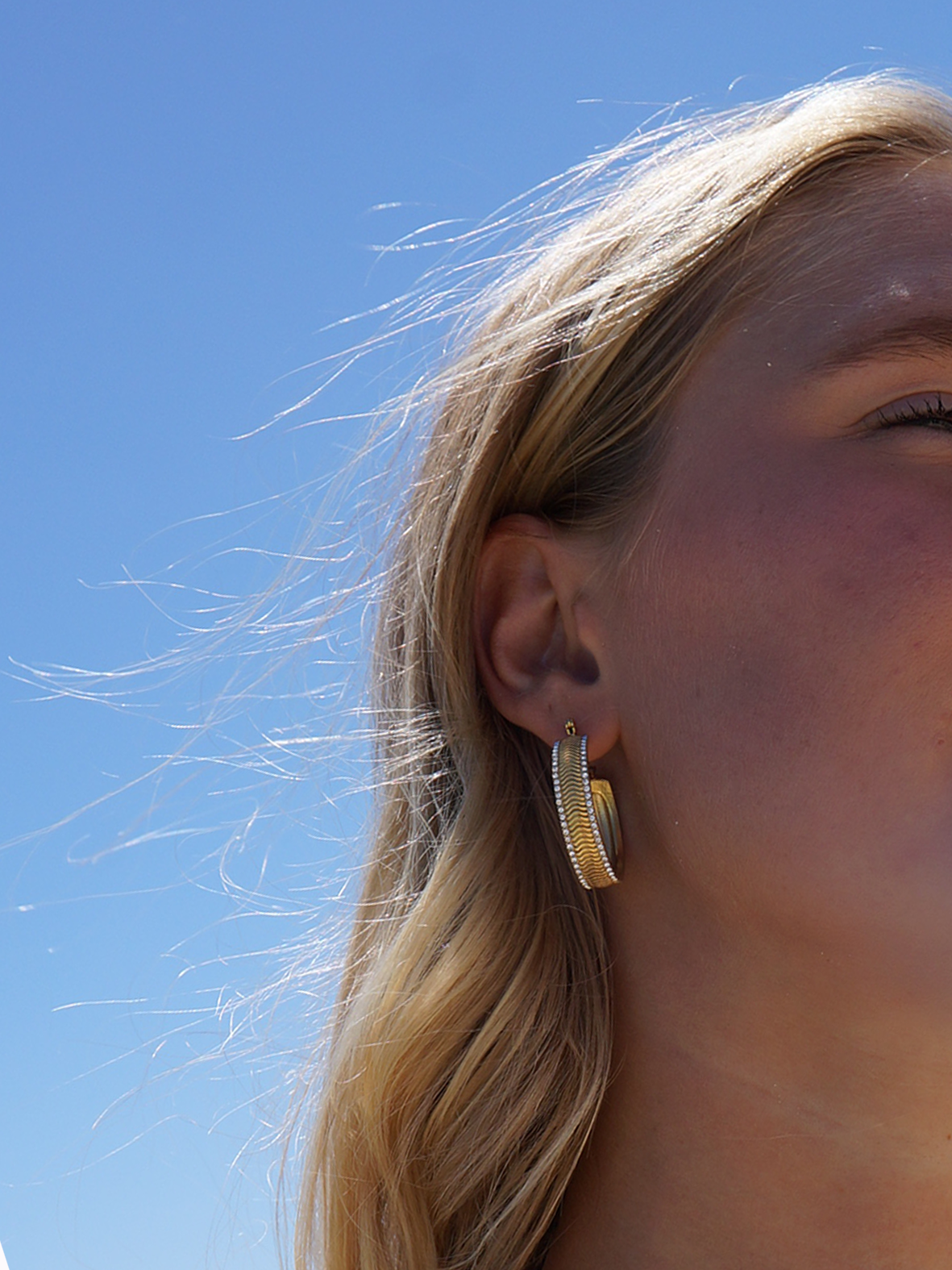 Mina - 18k Gold Plated Waterproof Earrings
